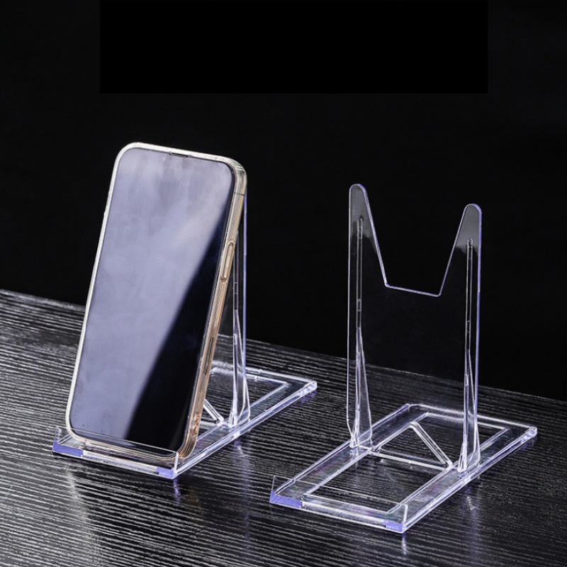 Clear Acrylic Book Stand Holder - 5/10 ชิ้น แท่นวางโชว์อะคริลิคใส ขนาดเล็ก ปรับได้ สำหรับหนังสือ