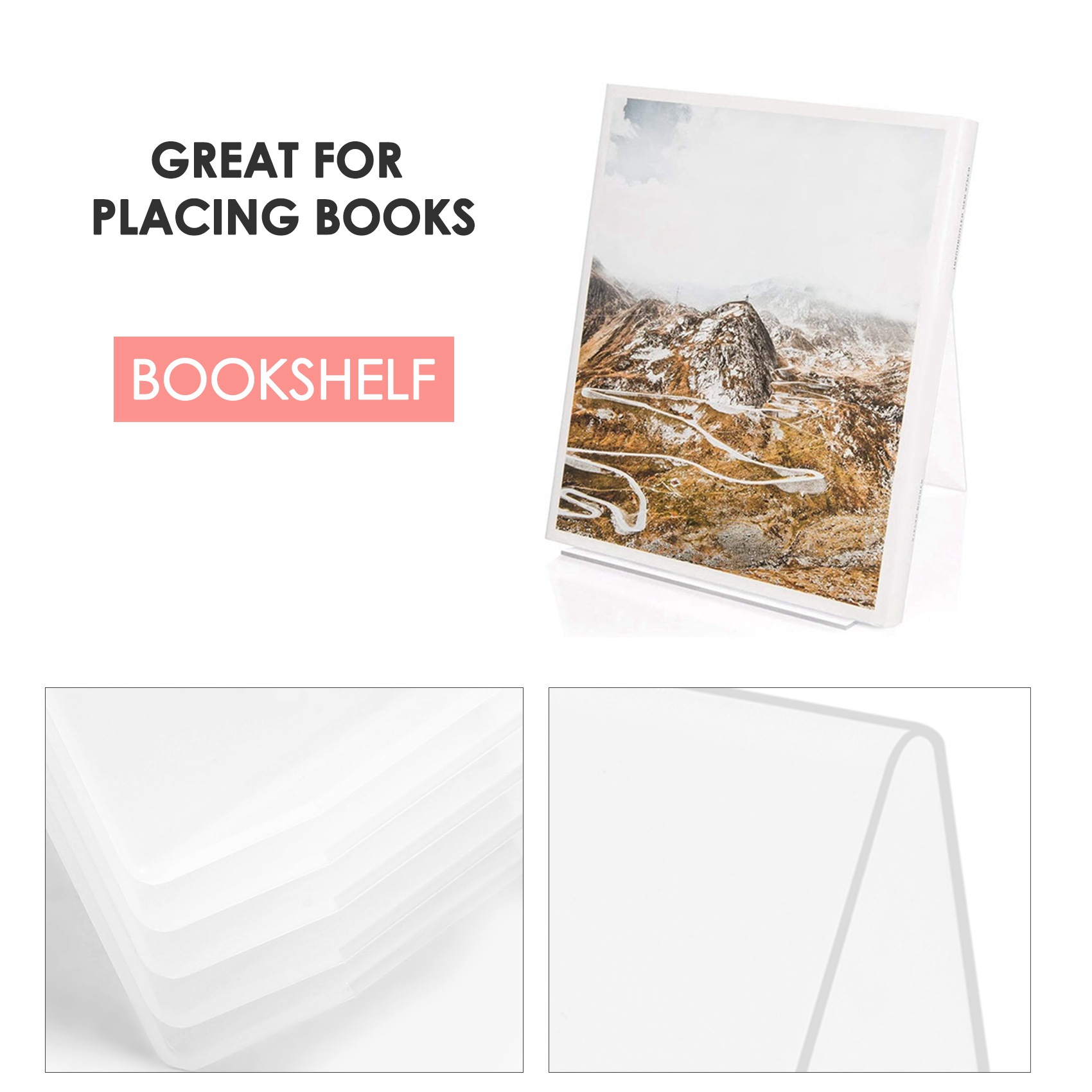 COFA แท่นวางหนังสืออะคริลิกพร้ - Clear Acrylic Book Stand Holder บทวิจารณ์และราคา
