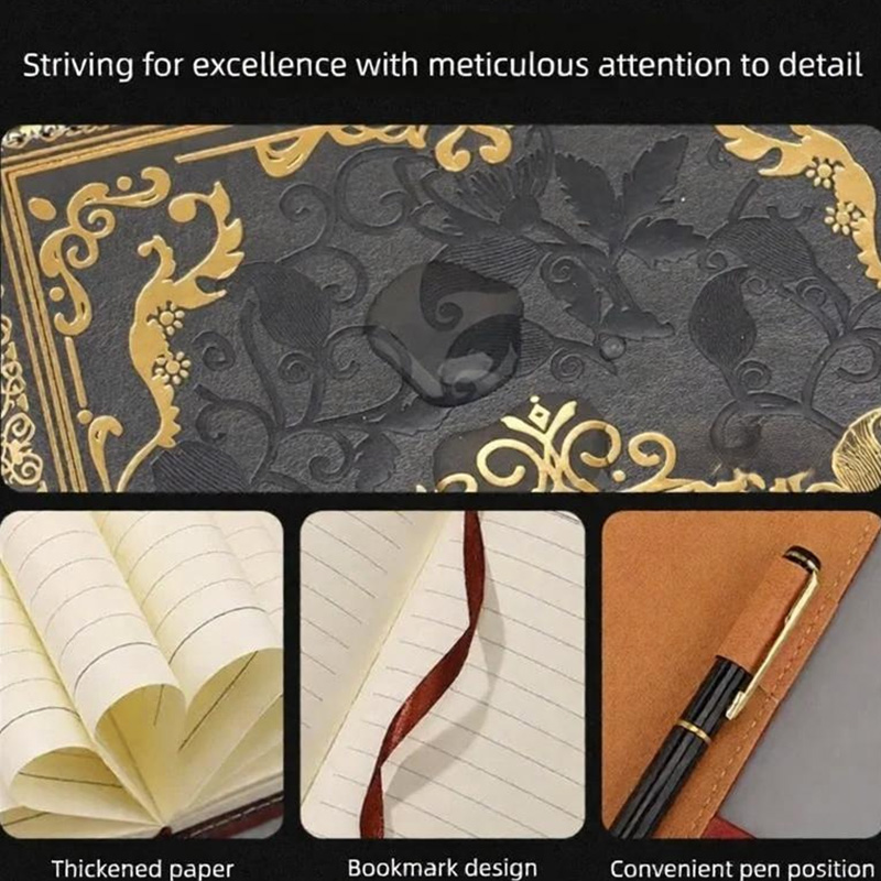 สมุดบันทึกดิจิทัล A5 วินเทจพร้ - Vintage Leather Journal Notebook บทวิจารณ์และราคา