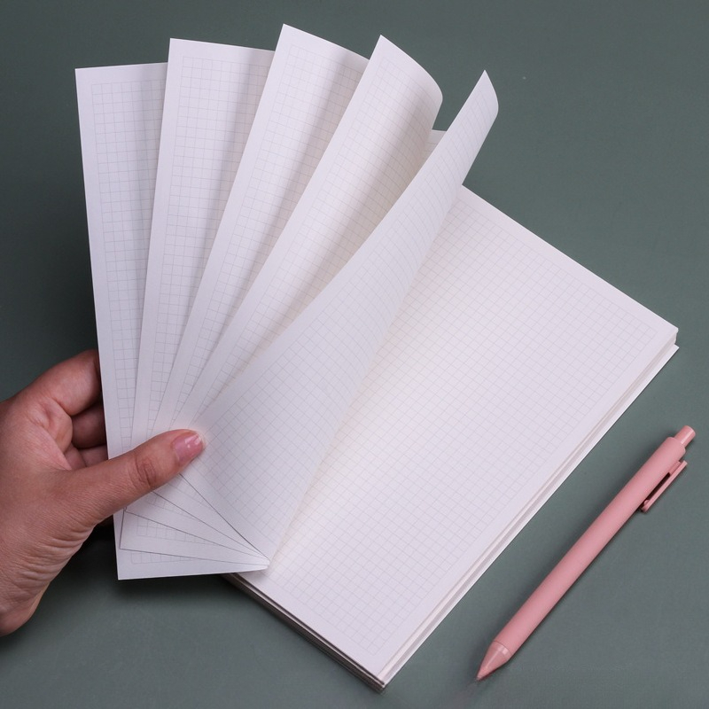 กระดาษรีฟิลสมุดโน้ตแบบหลวม A5  - A5 Spiral Dotted Grid Notebook บทวิจารณ์และราคา