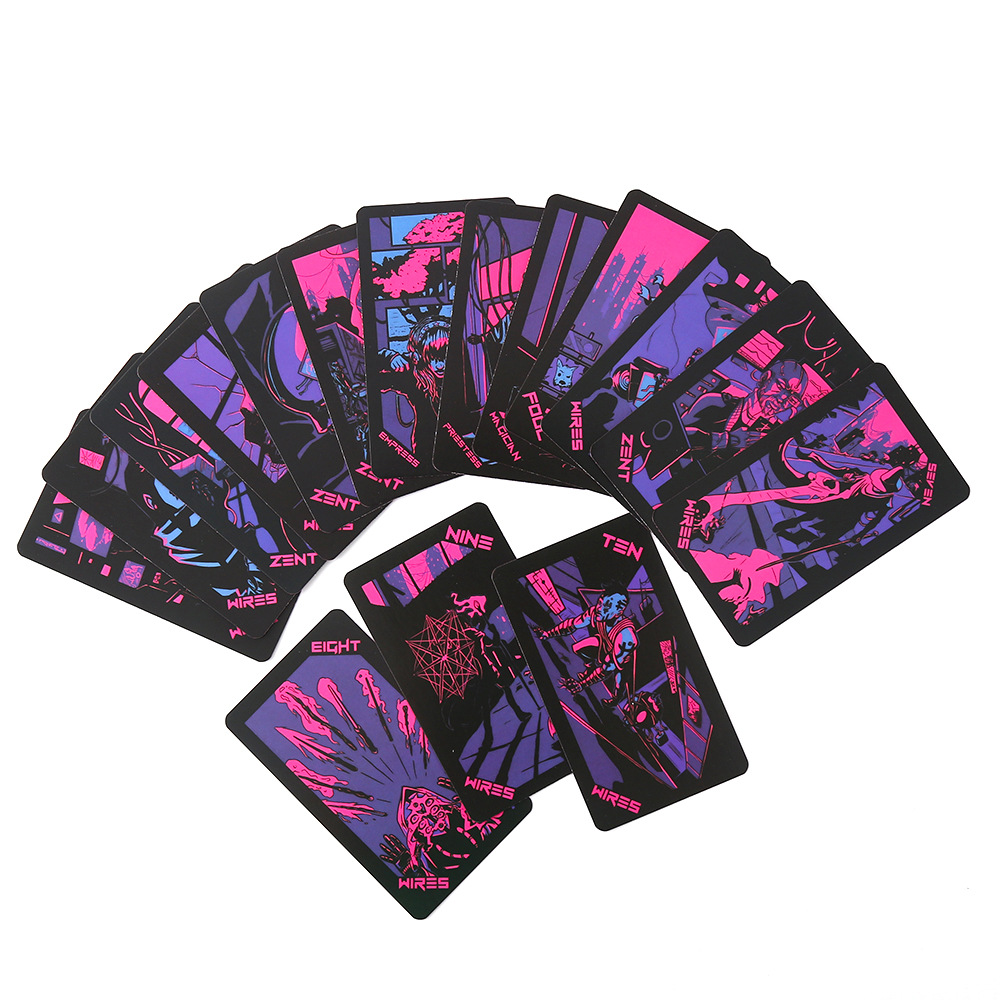 ไพ่ทาโรต์นีออนมูน ขอบเคลือบทอง - Tarot Deck With Guidebook บทวิจารณ์และราคา