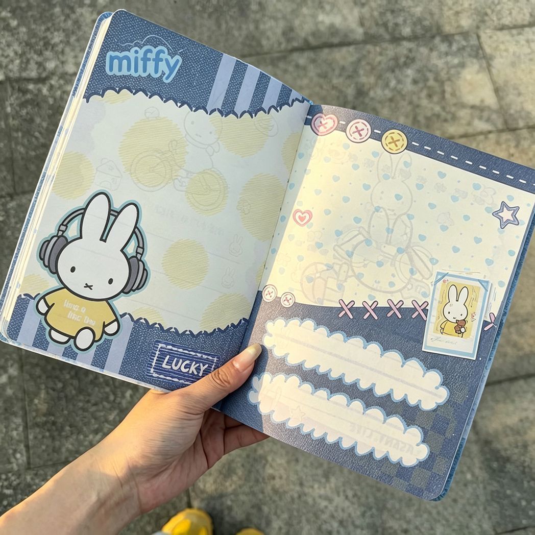 สมุดโน้ตหนังลายกระต่ายมิฟฟี่สไ - Vintage Leather Journal Notebook บทวิจารณ์และราคา