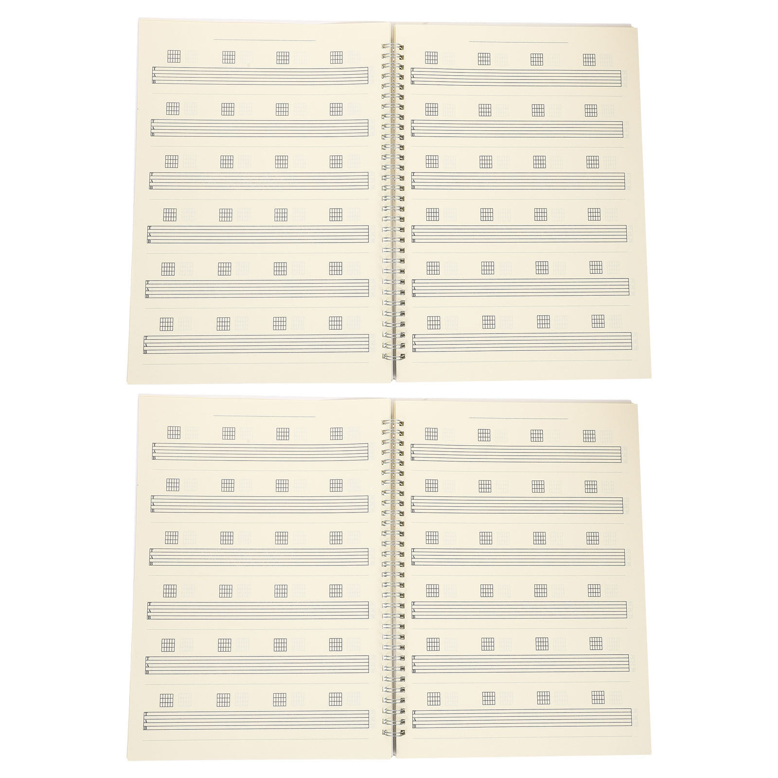 สมุดโน้ตเพลงกีตาร์ 2 ชิ้น กระด - Blank Sheet Music Notebook บทวิจารณ์และราคา