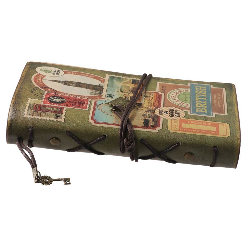 สมุดบันทึกนักเดินทางวินเทจส่วน - Vintage Leather Journal Notebook บทวิจารณ์และราคา