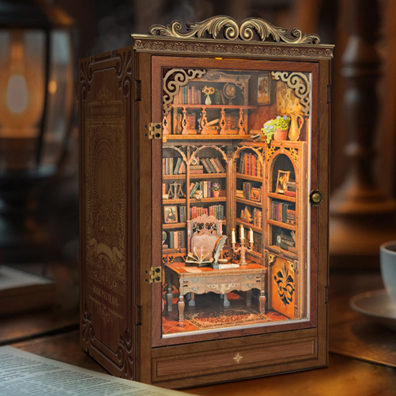 DIY Book Nook Shelf ใส่ Time B - Diy Wooden Book Nook Kit Shelf Insert บทวิจารณ์และราคา