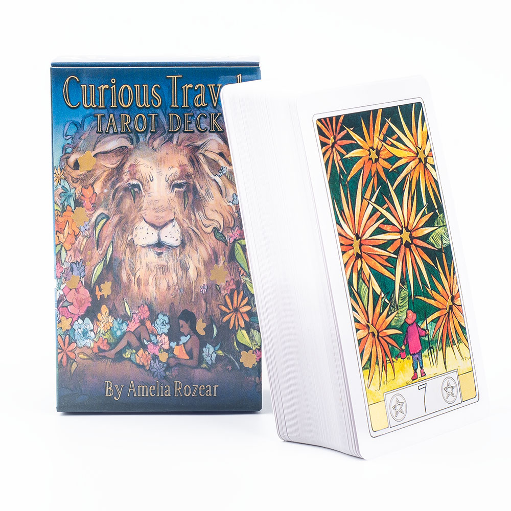 Curious Travels Tarot 10.3*6 ซ - Tarot Deck With Guidebook บทวิจารณ์และราคา