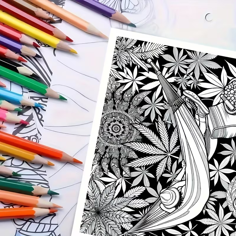 24 หน้า สไตล์มันดาลา สมุดระบาย - Adult Coloring Book Stress Relief บทวิจารณ์และราคา