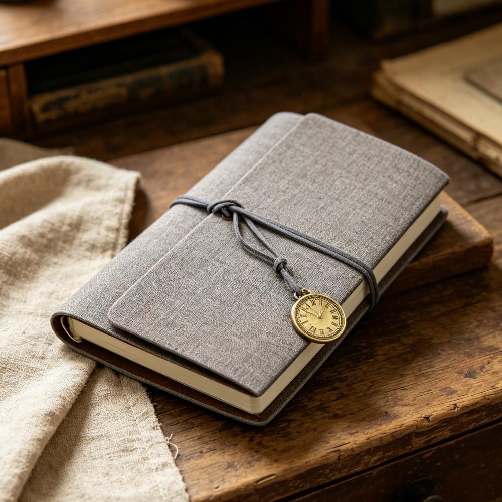 สมุดบันทึกวินเทจ ปกหนังเทียม ส - Vintage Leather Journal Notebook บทวิจารณ์และราคา
