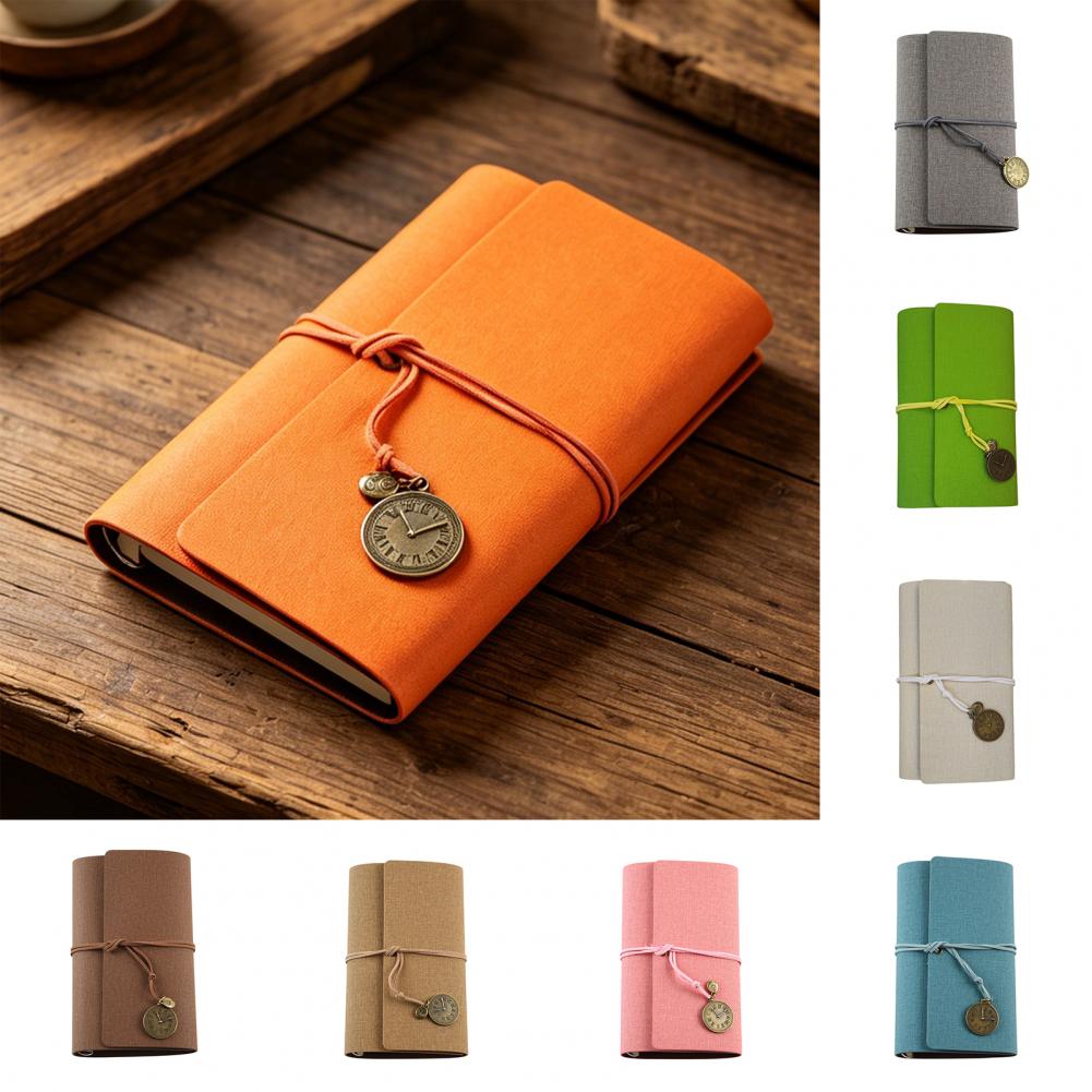 สมุดบันทึกวินเทจ ปกหนังเทียม ส - Vintage Leather Journal Notebook บทวิจารณ์และราคา
