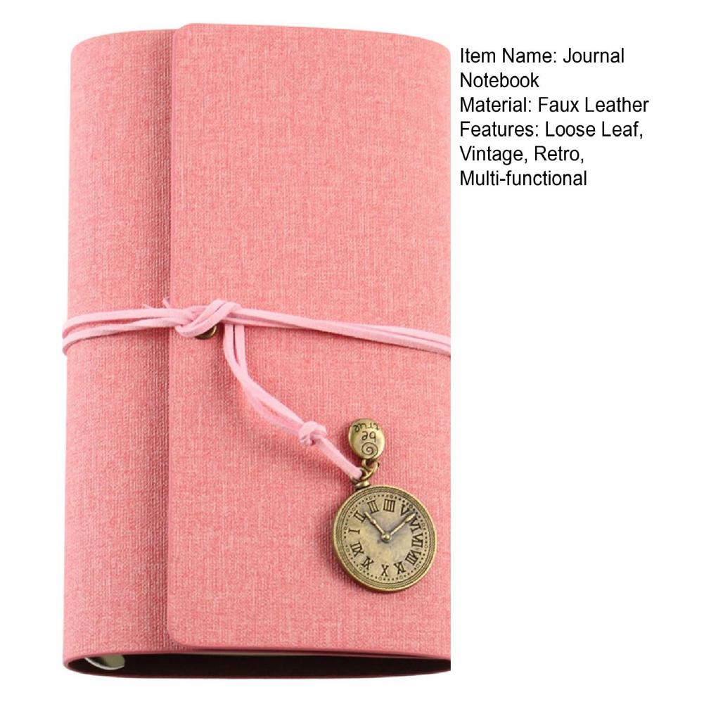 สมุดบันทึกวินเทจ ปกหนังเทียม ส - Vintage Leather Journal Notebook บทวิจารณ์และราคา