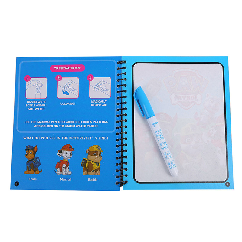 หนังสือระบายสีด้วยน้ำแบบใช้ซ้ำ - Reusable Water Magic Coloring Book บทวิจารณ์และราคา